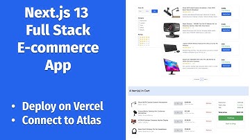 Next.js 13 Full Stack E-commerce App #32 | Connect to MongoDB Atlas, Deploy on Vercel