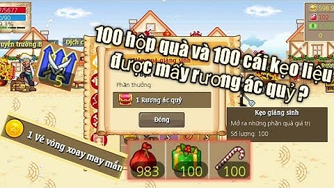 HTTH - mở 100 hộp quà và 100 cái kẹo kiếm rương ác quỷ và cái kết | chỉ úp level tập 3