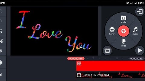 Kinemaster text editing colour effect | Color background naam art editing tutorials