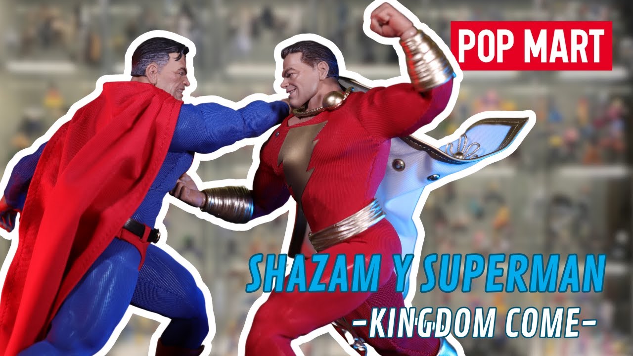 Pop Mart X Gong Studio Shazam y Superman DC Comics Kingdom Come Figure Review en Español