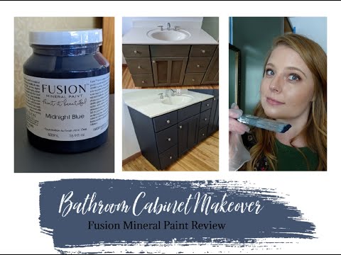 bathroom-cabinet-makeover-|-first-time-using-mineral-fusion-paint