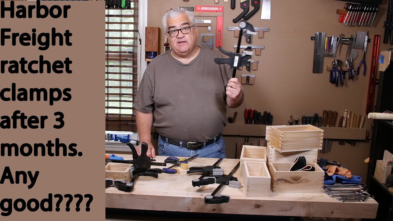 Harbor Freight ratchet clamps after 3 month of use. How did they hold