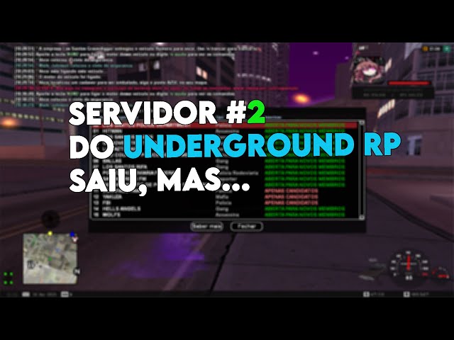 AS MELHORES DICAS PARA INICIANTES NO UNDERGROUND RP - GTA Samp Android e Pc  