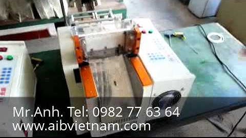 Máy cắt ống nhựa mềm tự động - May cat ong nhua mem tu dong