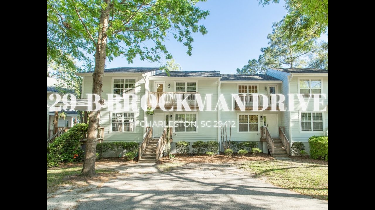 29 Brockman Drive B, Charleston, SC 29412 219,900 YouTube