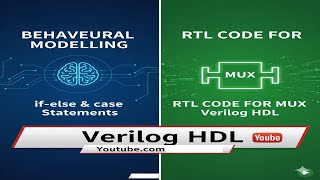 Behavioural Modelling and RTL Code for MUX using if-else and case Statements | Verilog HDL