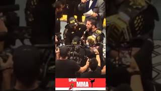 khabib take belts from dana white to put on islam Mackhachev #ufc322 #khabib #islammakhachev