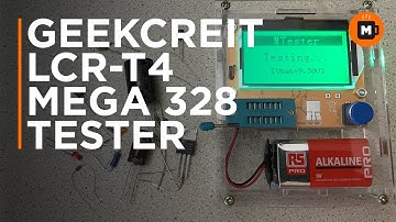 Geekcreit® LCR-T4 Mega328 Transistor, Diode, Triode, Capacitance ESR & resistor tester from Banggood