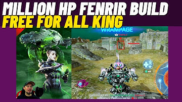 War Robots, Cryptic Fenrir, One Million HP Fenrir Build, New Pilot Bernadette Wolff, WR
