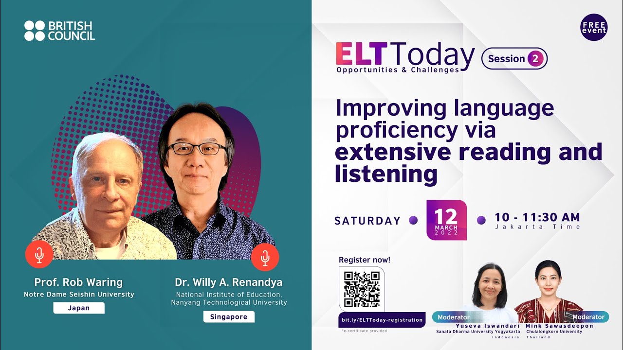 ELT Today Series #2: Improving Language Proficiency via Extensive Reading and Listening