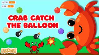 How to Make a Crab Catch the Ball Game in Scratch