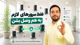 ایجاد Connection Rule بین سرورها در ویندوز سرور | مدیریت ارتباطات با Firewall Policy