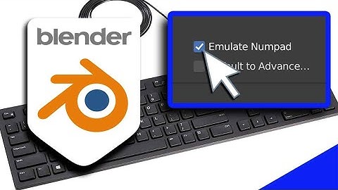 How to turn on Numpad HotKeys for Laptop in Blender 3.6.1 #blender #blender3.6.1
