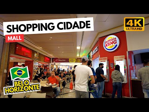 ?? Walking in the Mall (Shopping Cidade), Belo Horizonte, Brazil・[4K] 2021