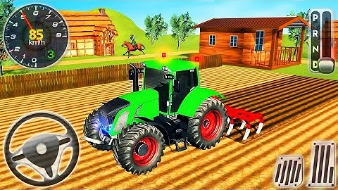 Drive Modern Tractor Farming Game Simulator 3D - New Tractor Android Game 2025 - Android Gameplay
