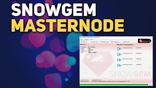SnowGem Masternode Update