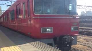 HIDライト点灯!! 名鉄3100(3次車)+3700系 3121F+3701F 豊橋発車