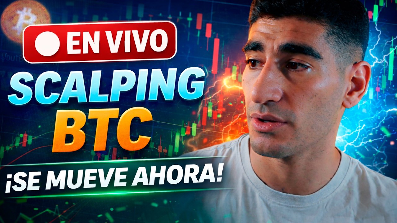 🔴BITCOIN EN VIVO🔴 Buscando entradas de SCALPING | Oportunidades AHORA!!!