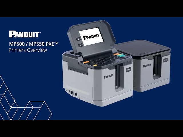 MP500/MP550 PXE™ Printers Overview Video #panduit #thermalprinters
