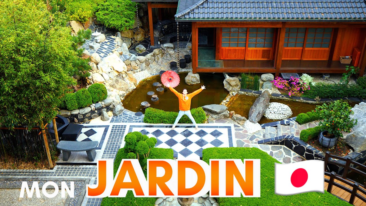 Je Vous Presente Mon Jardin Japonais En France Avec Papa Youtube