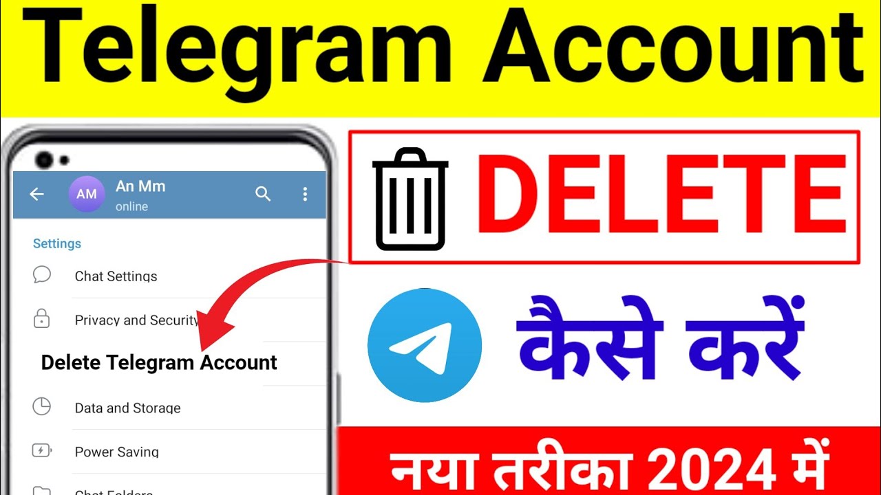 Telegram Account Delete kaise kare | How to Delete Telegram Account ...