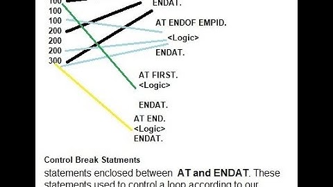 B20 CL27. Control Break Statements in SAP ABAP