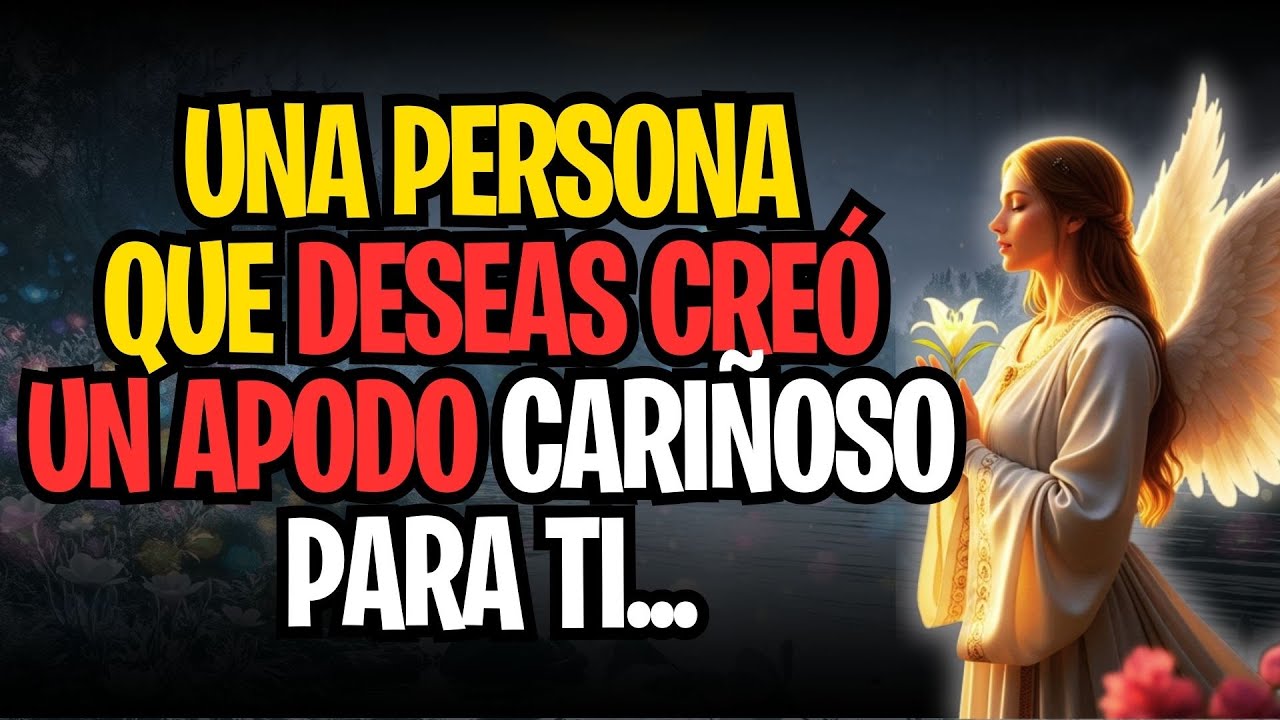UNA PERSONA QUE DESEAS CREÓ UN APODO CARIÑOSO PARA TI...