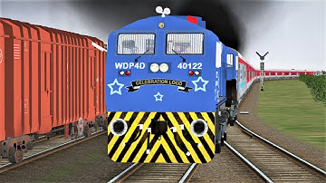 20503 Dibrugarh - New Delhi Rajdhani Express PART 2 || MSTS || || OPEN RAILS ||