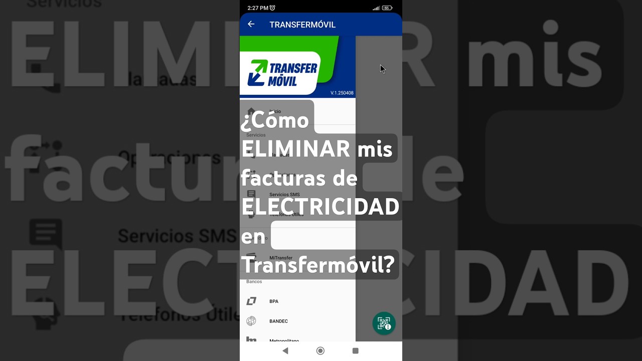 🇨🇺 • 👉 ¿Cómo ELIMINAR  mis facturas de electricidad en Transfermóvil?  