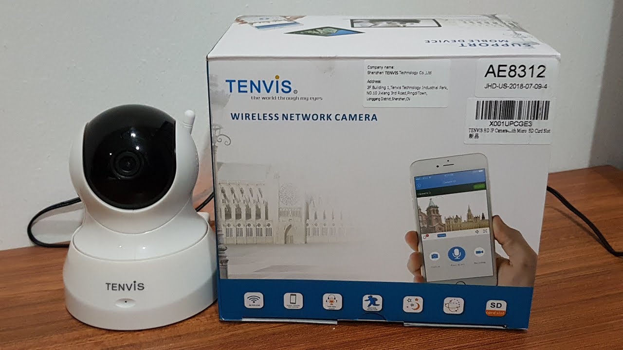 Tenvis HD IP Camera Review \u0026 Unboxing 