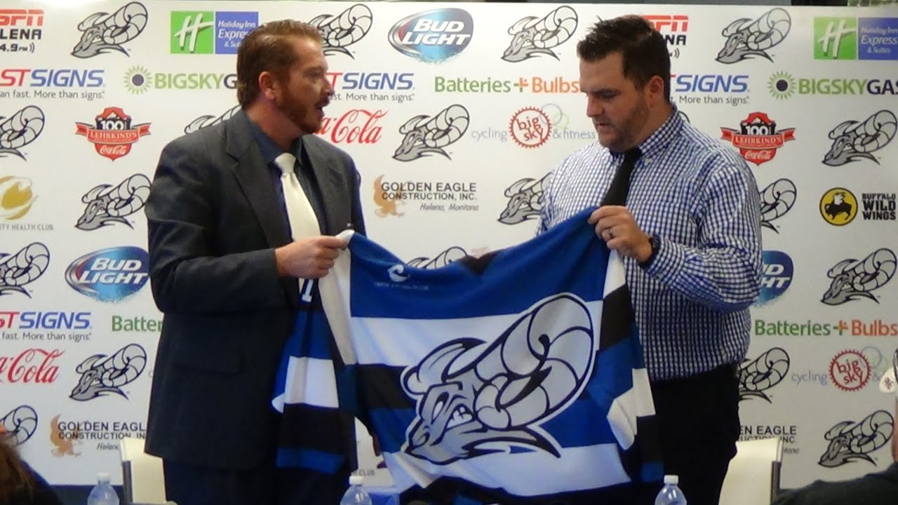 Jon Jonasson Press Conference, Helena Bighorns NA3HL YouTube