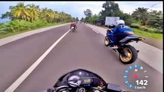 GRABI ANG LAKAS NILA .#R3 #YAMAHA #shorts #raiderfi #raidercarb screenshot 1