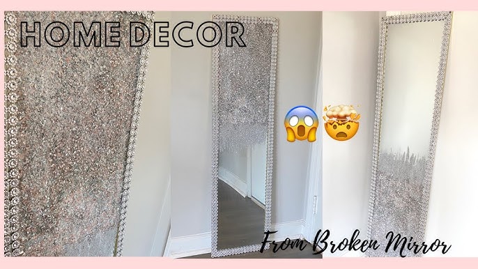How to Make a Disco Ball Vase, with mirror tiles; As Seen on