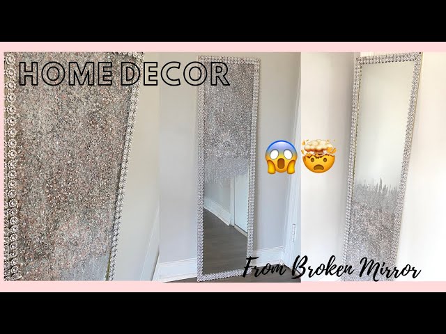 Fix A Broken Mirror With Resin! - On A Budget 