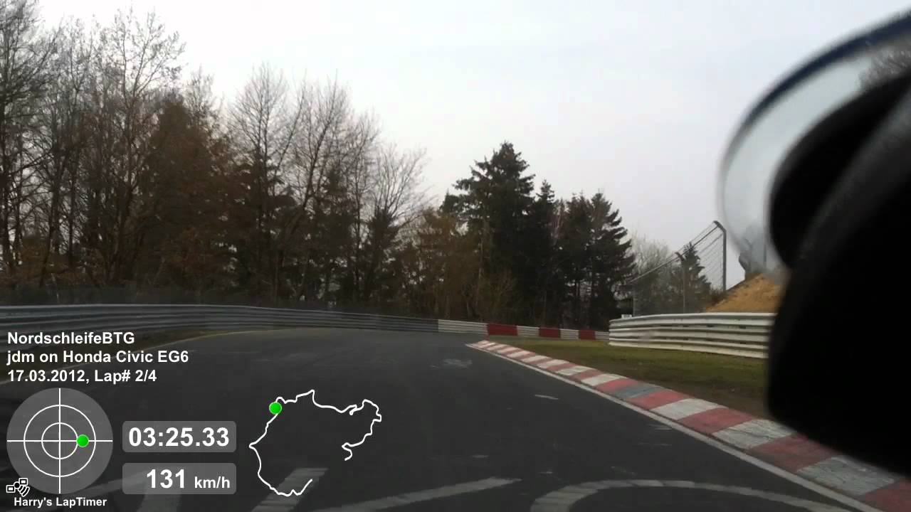 JDMsports - Honda Civic EG6 - Nordschleife RCN (17.03.2012)