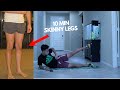 Skinny legs in 10 minutes! Quiet Home Workout for Slim Legs!