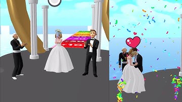 NOOB Vs PRO Vs HACKER - Bridal Rush ! #bridal#games #memes