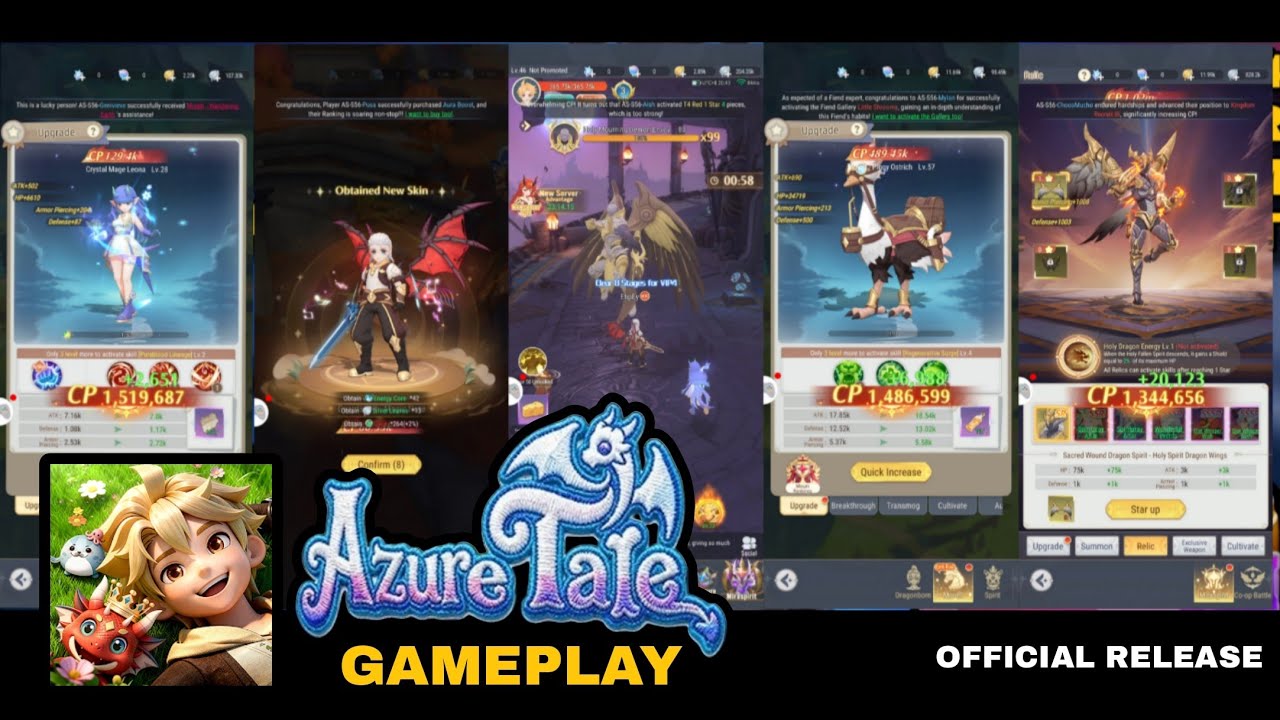 AZURE TALE GAMEPLAY 2026 | OFFICIAL RELEASE | ANDROID / IOS - YouTube
