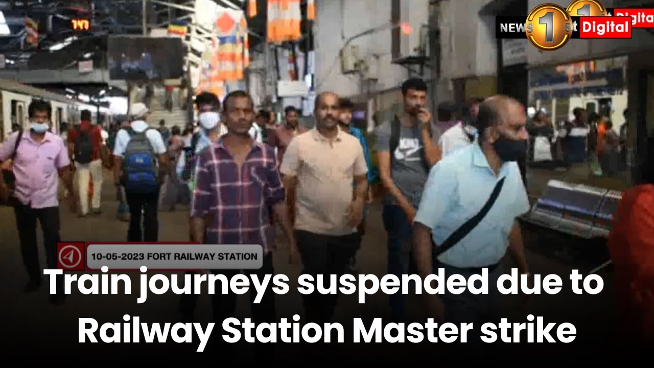 Train journeys suspended due to Railway Station Master strike - YouTube