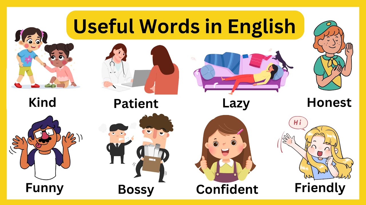 Personality Traits for ESL Learners | How to Describe People in English ...
