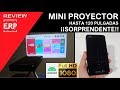 MINI Proyector SORPRENDENTE. Full HD / 120 pulgadas / Android 7