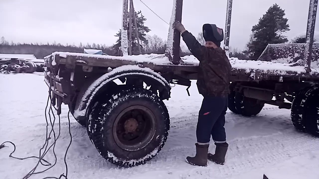 Ремонт прицепа камаз