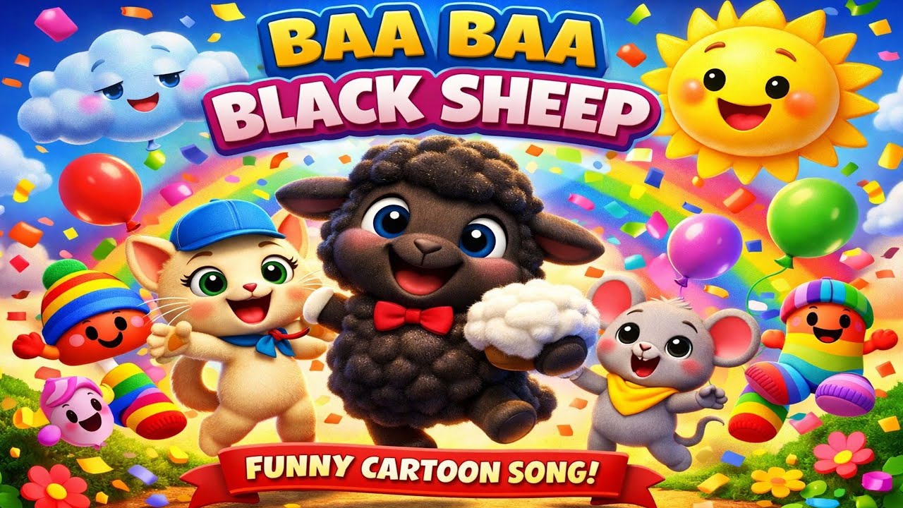 Black Sheep Song | Kids Funny Nursery Rhyme l KIDS CHANNEL