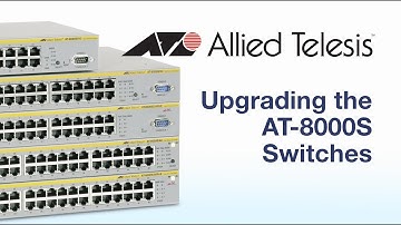 Upgrading the AT-8000S