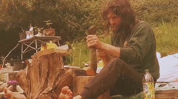 Carving a Judges Gavel from Hawthorn.