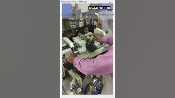 Automatic Drill Tapping Used at Supreme Bath Fittings | Make in India | Brass Chrome Plated Faucets