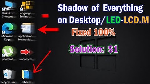 How to Fix Shadow of Everything in LCD/LED Monitor | 100% working