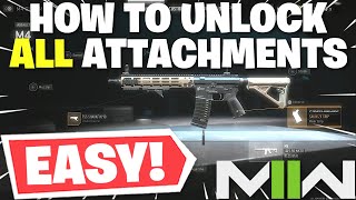 Modern Warfare 2 - How To Unlock ALL Attachments On Your Weapons! How To Get LOCKED Attachments!