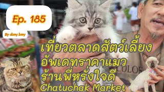 เที่ยวตลาดสัตว์เลี้ยง Ep.185|อัพเดทราคาแมว| #ตลาดจตุจักร #จตุจัก #chatuchak #Chatuchakmarket