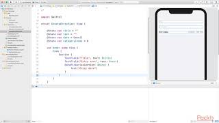 Swift 5 Tips Tricks and Techniques: Create a Complex Entry Form | packtpub.com